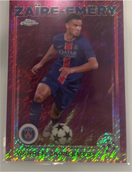 2024-25 Topps Chrome UEFA #197 Warren Zaire-Emery — front