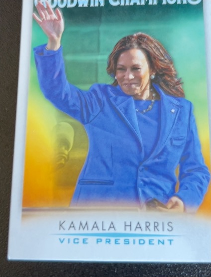 2021 Upper Deck Goodwin Champions #3 Kamala Harris Vice President — front