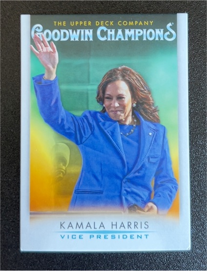 2021 Upper Deck Goodwin Champions #3 Kamala Harris — front