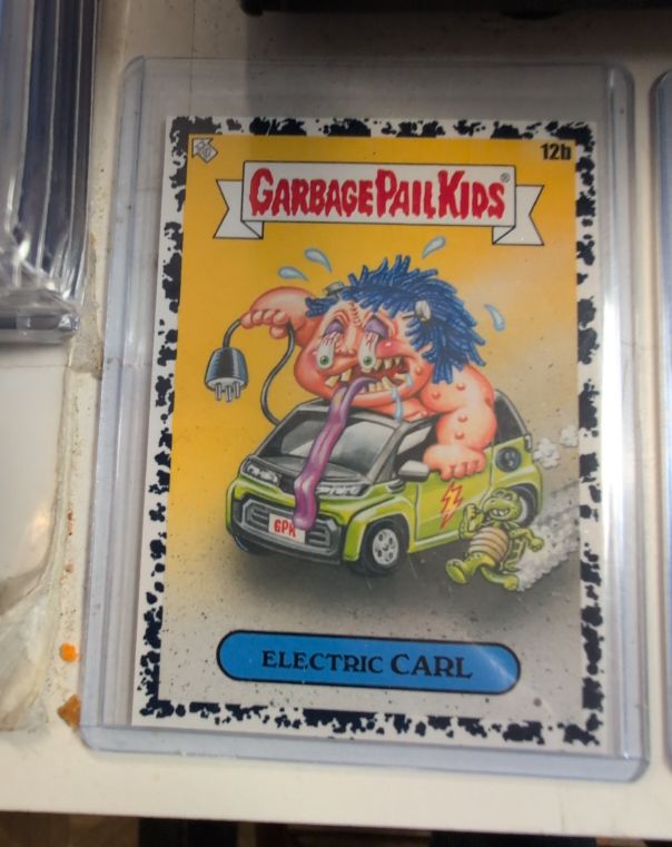 2020 Topps Garbage Pail Kids 35th Anniversary #12b Electric Carl — front
