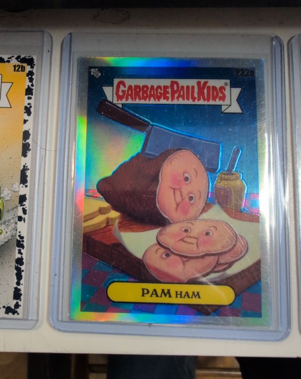 2023 Topps Chrome Garbage Pail Kids Series 6 #232a Pam Ham — front