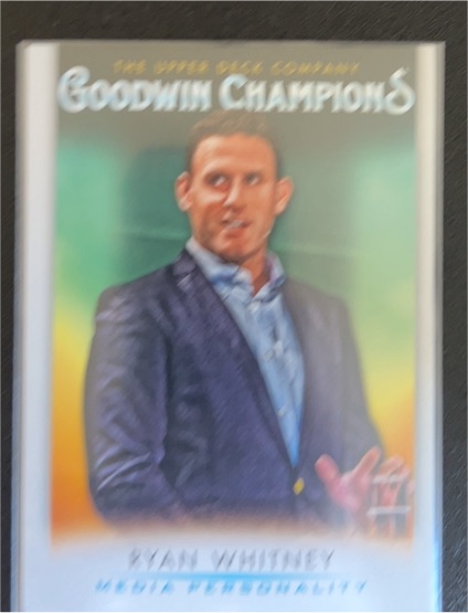 2021 Upper Deck Goodwin Champions #38 Ryan Whitney Media Personality — front