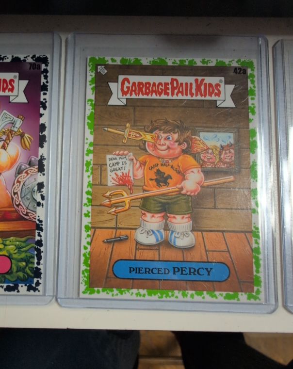 2022 Topps Garbage Pail Kids Book Worms #42a Pierced Percy — front
