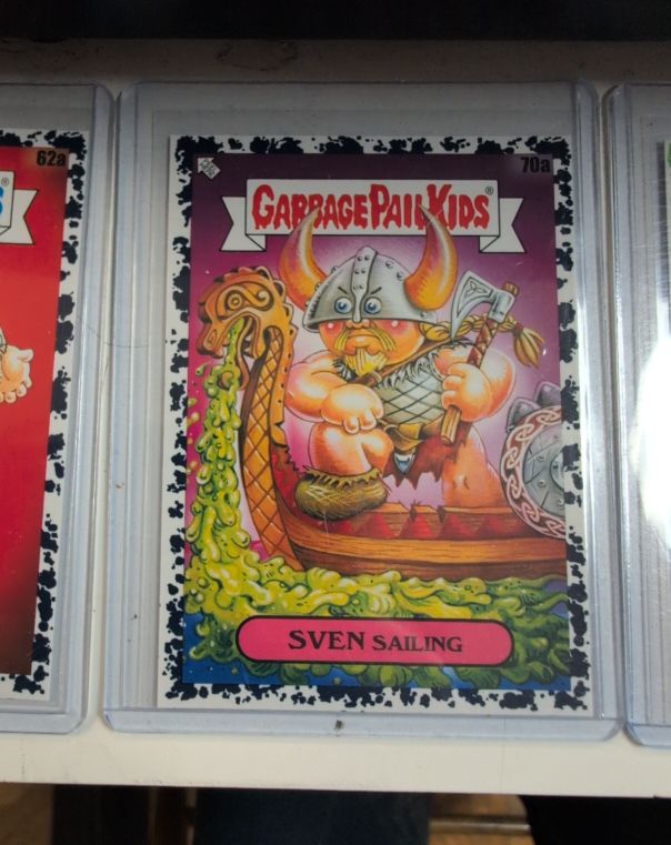 2020 Garbage Pail Kids 35th Anniversary #70a Sven Sailing — front