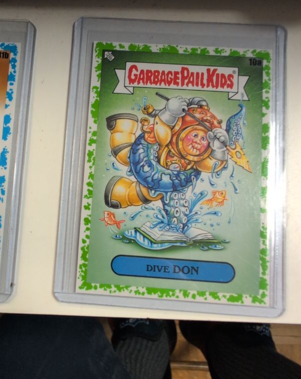 2022 Topps Garbage Pail Kids Book Worms #10a Dive Don — front