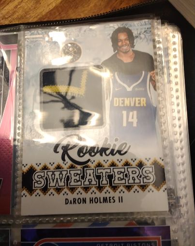 2024-25 Panini NBA Hoops Rookie Sweaters #RSW-DRH DaRon Holmes II — front