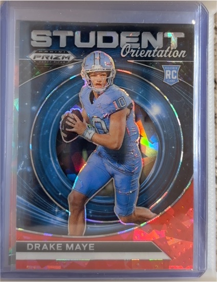 2024 Panini Prizm Draft Picks Student Orientation #SO-DM Drake Maye — front