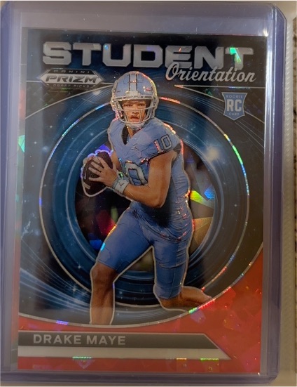 2024 Panini Prizm Draft Picks Student Orientation #SO-DM Drake Maye — front
