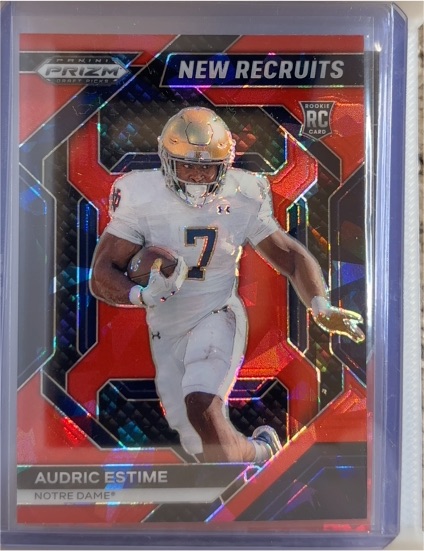 2024 Panini Prizm Draft Picks New Recruits #NR-AEE Audric Estime — front