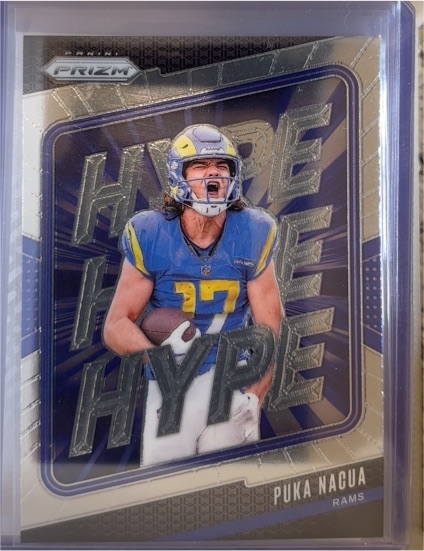 2024 Panini Prizm #3 Puka Nacua Hype — front