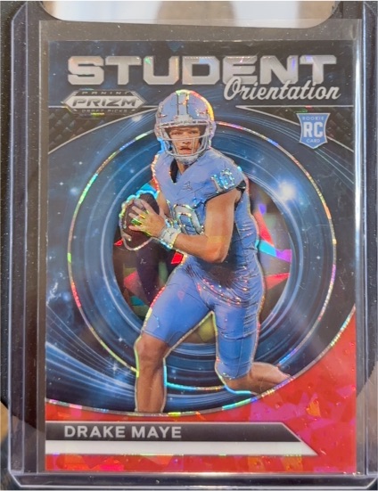 2024 Panini Prizm Draft Picks Student Orientation #SO-DM Drake Maye — front