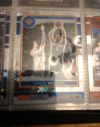 2024-25 Panini NBA Hoops #203 Mikal Bridges — front