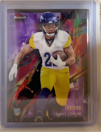 2024 Topps Finest #77 Blake Corum — front