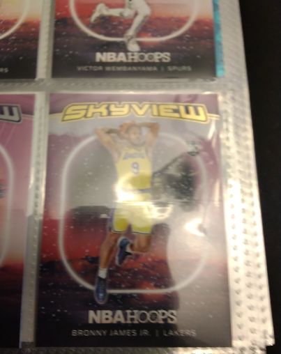 2024-25 Panini NBA Hoops Skyview #21 Bronny James Jr. — front