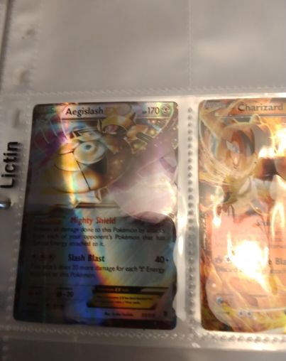 2014 Pokémon XY Phantom Forces #65 Aegislash EX — front