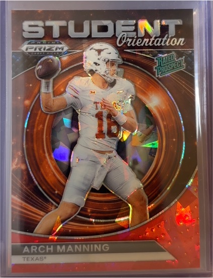 2024 Panini Prizm Draft Picks Student Orientation #SO-AM Arch Manning — front
