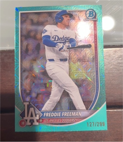 2025 Bowman Chrome #33 Freddie Freeman — front