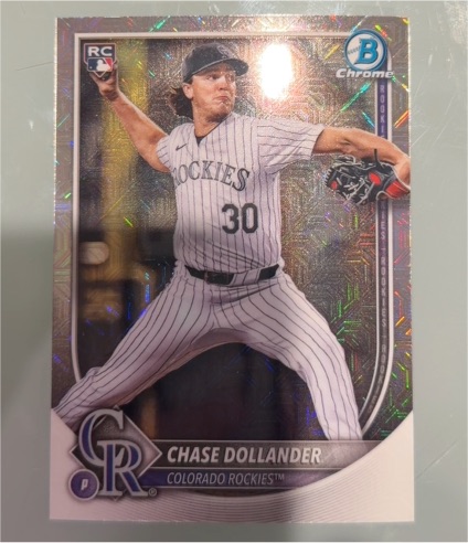 2025 Bowman Chrome #62 Chase Dollander — front
