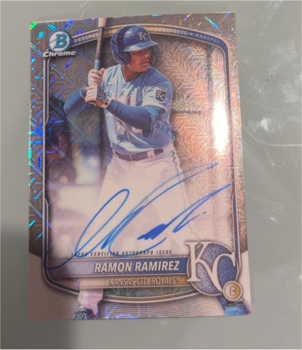 2025 Bowman Chrome Mega Box #BMA-RR Ramon Ramirez — front