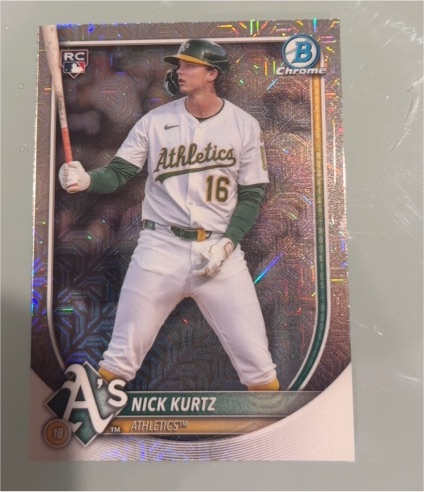 2025 Bowman Chrome #93 Nick Kurtz — front