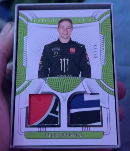 2023 Panini National Treasures #DRU-TR Tyler Reddick — front