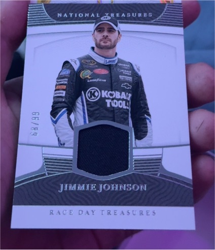 2023 Panini National Treasures Race Day Treasures Jimmie Johnson — front
