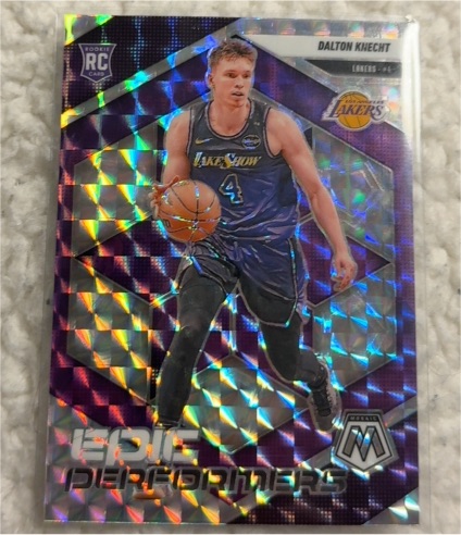 2024-25 Panini Mosaic #14 Dalton Knecht Epic Performers — front
