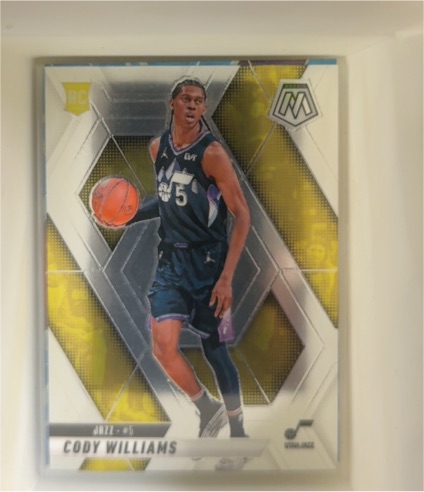 2024-25 Panini Mosaic #207 Cody Williams — front