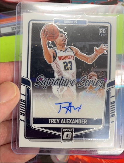 2024-25 Panini Donruss Optic #SS-ALX Trey Alexander Signature Series — front