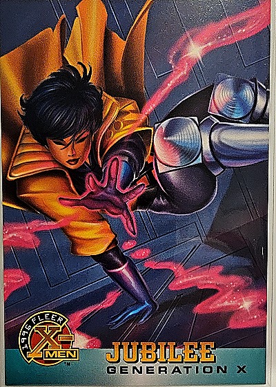 1995 Fleer X-Men #32 Jubilee — front