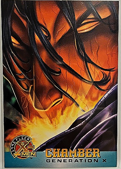 1995 Fleer Ultra X-Men Chromium #30 Chamber — front
