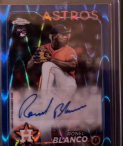 2024 Topps Chrome Update #AC-ROBL Ronel Blanco Autographs — front