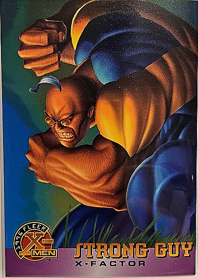 1996 Fleer X-Men #19 Strong Guy — front