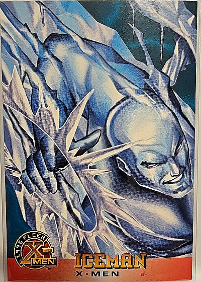 1996 Fleer X-Men #7 Iceman — front