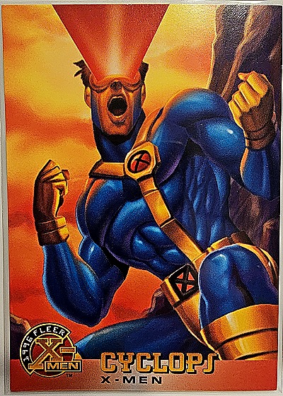 1996 Fleer X-Men #5 Cyclops — front