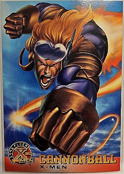 1996 Fleer X-Men #4 Cannonball — front