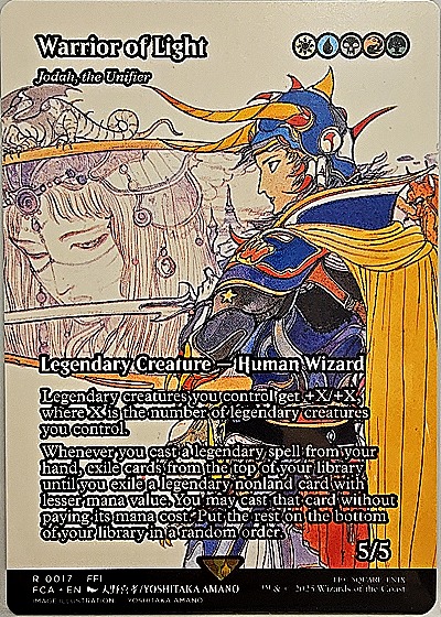 2023 Final Fantasy: Through the Ages #0017 Jodah, the Unifier Warrior of Light — front