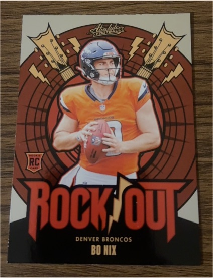 2024 Panini Absolute #RO-BNX Bo Nix Rock Out Rookie — front