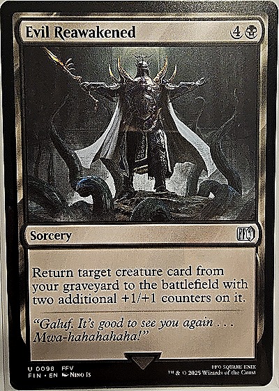 2025 Magic: The Gathering #98 Evil Reawakened — front