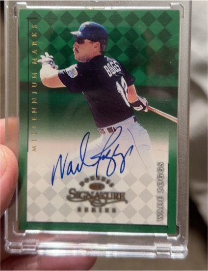 1998 Donruss Signature Series Millennium Marks #Wade Boggs — front