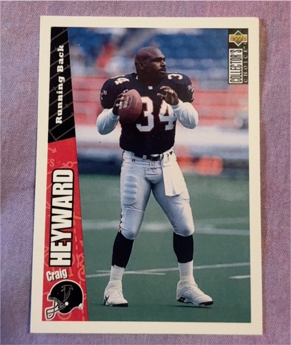 1996 Upper Deck Collector's Choice #289 Craig Heyward — front