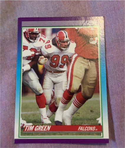 1990 Score #206 Tim Green — front