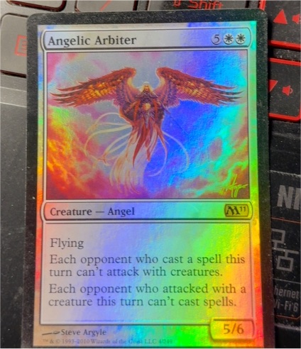 2011 Magic: The Gathering #4 Angelic Arbiter — front