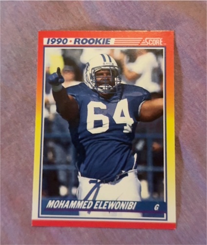 1990 Score #303 Mohammed Elewonibi Rookie — front