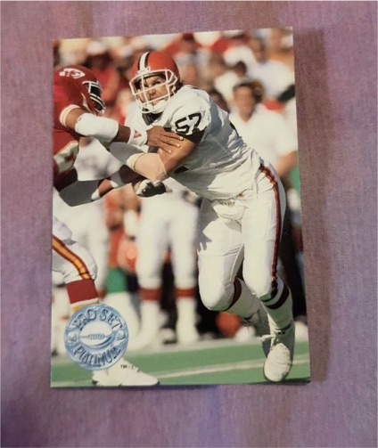 1991 Pro Set Platinum #22 Clay Matthews — front