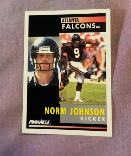1991 Pinnacle Norm Johnson #N/A — front