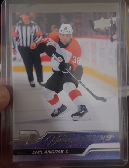2023-24 Upper Deck Series 2 Young Guns #466 Emil Andrae — front