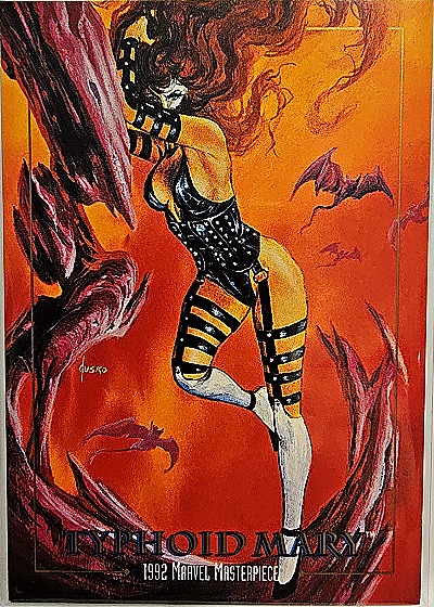 1992 Marvel Masterpieces #LM-4 Typhoid Mary — front