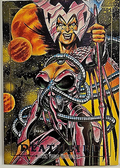 1992 Marvel Masterpieces #73 Deathbird — front
