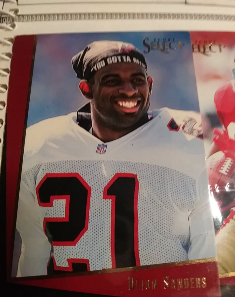 1993 Select #3 Deion Sanders Atlanta Falcons — front
